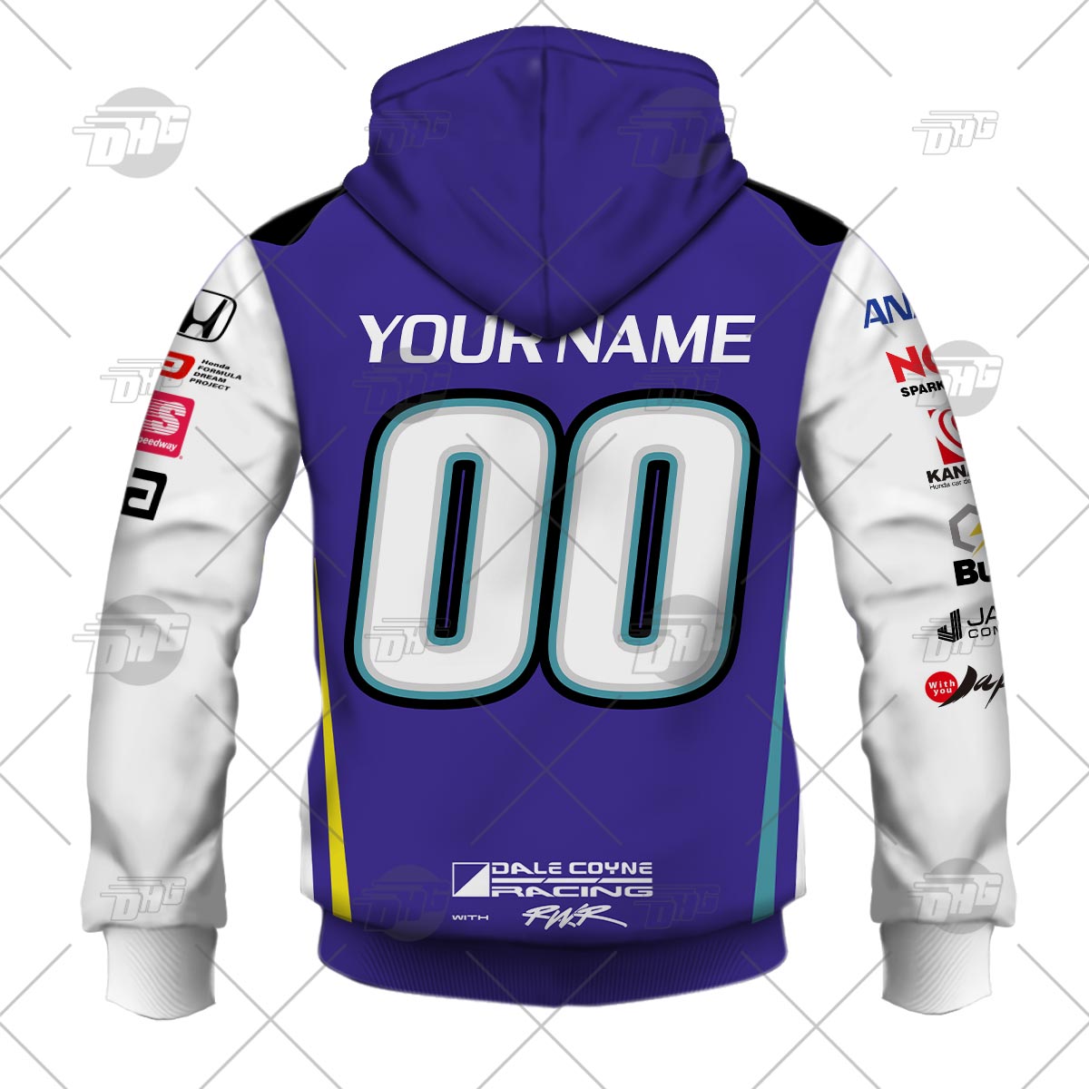 Personalize INDYCAR Series Dale Coyne Racing Takuma Sato Jersey Shirt Hoodie Best Sale Personalize INDYCAR Series Dale Coyne Racing Takuma Sato Jersey Shirt Hoodie Best Sale