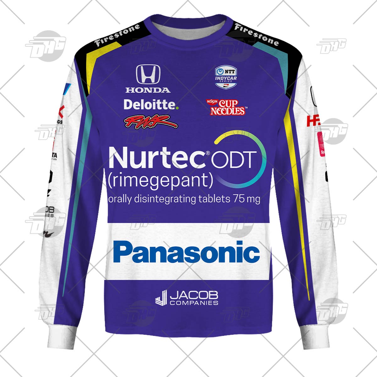 Personalize INDYCAR Series Dale Coyne Racing Takuma Sato Jersey Shirt Hoodie Best Sale Personalize INDYCAR Series Dale Coyne Racing Takuma Sato Jersey Shirt Hoodie Best Sale