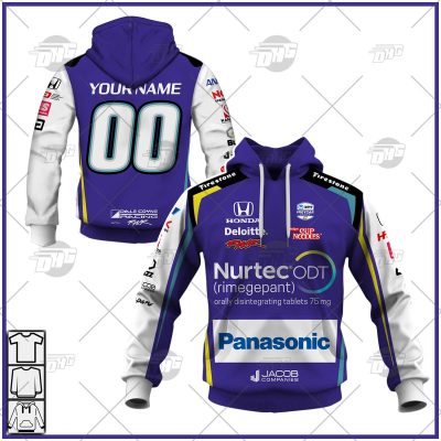 Personalize INDYCAR Series Dale Coyne Racing Takuma Sato Jersey Shirt Hoodie Best Sale