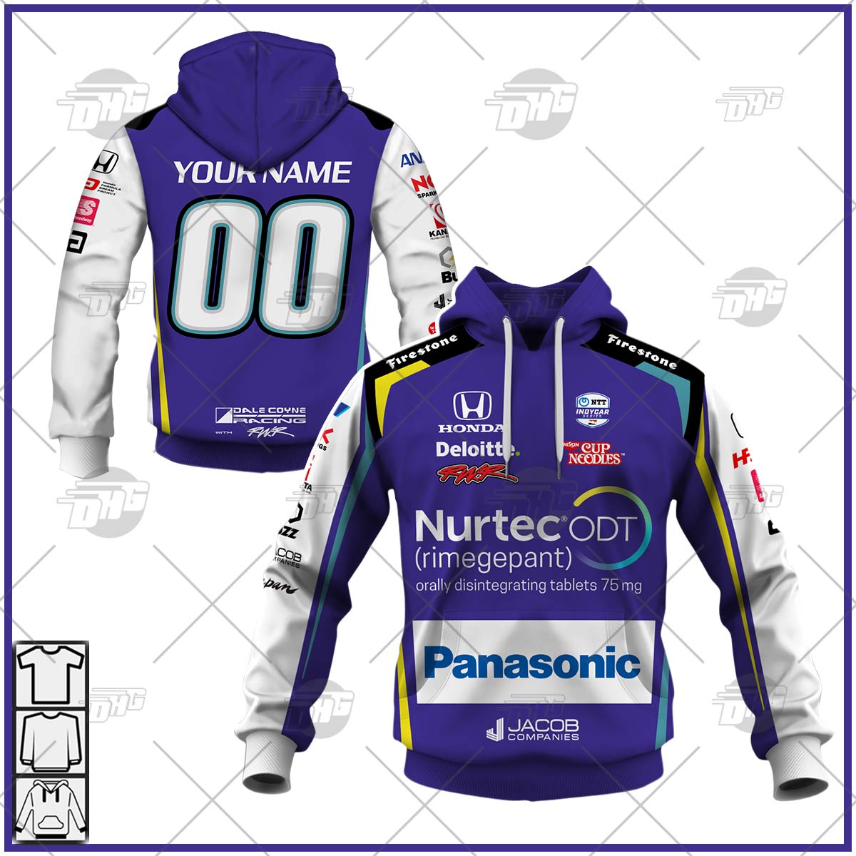Personalize INDYCAR Series Dale Coyne Racing Takuma Sato Jersey Shirt Hoodie Best Sale Personalize INDYCAR Series Dale Coyne Racing Takuma Sato Jersey Shirt Hoodie Best Sale