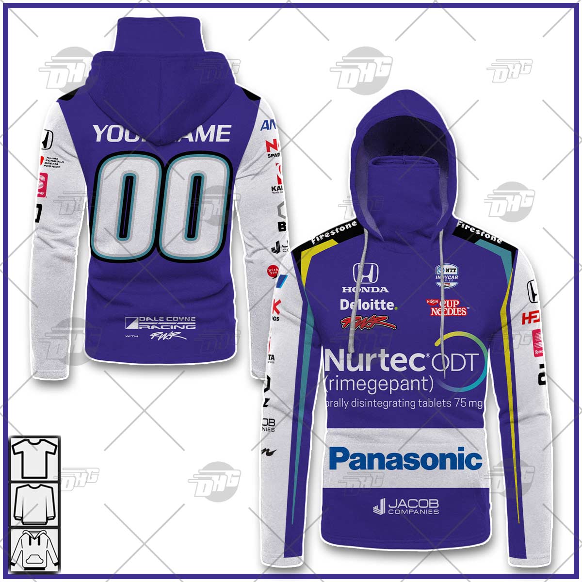 Personalize INDYCAR Series Dale Coyne Racing Takuma Sato Jersey Shirt Hoodie Best Sale Personalize INDYCAR Series Dale Coyne Racing Takuma Sato Jersey Shirt Hoodie Best Sale