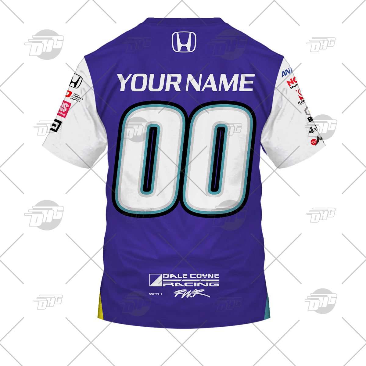 Personalize INDYCAR Series Dale Coyne Racing Takuma Sato Jersey Shirt Hoodie Best Sale Personalize INDYCAR Series Dale Coyne Racing Takuma Sato Jersey Shirt Hoodie Best Sale