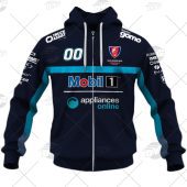 Jena Yourname Supercars001 Hoodie Zip Front.jpg - demo10