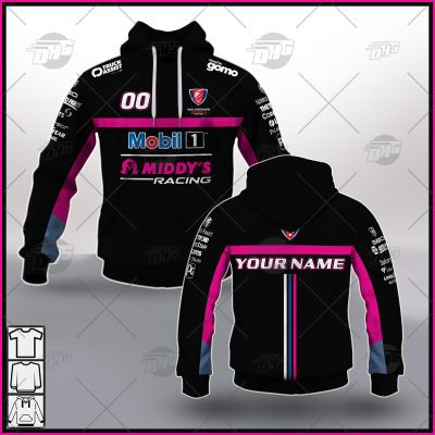 Personalise V8 Supercars Walkinshaw Andretti United 2021 Hoodie Pink - OldSchoolThings - Personalize Your Own New & Retro Sports Jerseys, Hoodies, T Shirts