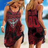 Personalized  West Coast Eagles AFL Special Polynesian Sleeveless Summer Beach Sundress for Women