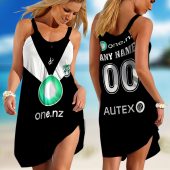 Personalized NRL New Zealand Warriors Heritage Kits Sleeveless Summer Beach Sundress for Women