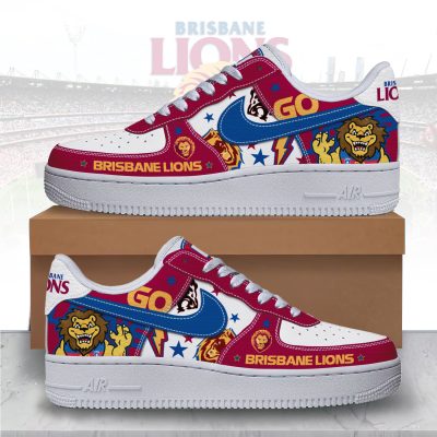 Brisbane Lions Sports Air Force 1 Sneakers Shoes For Men And Women