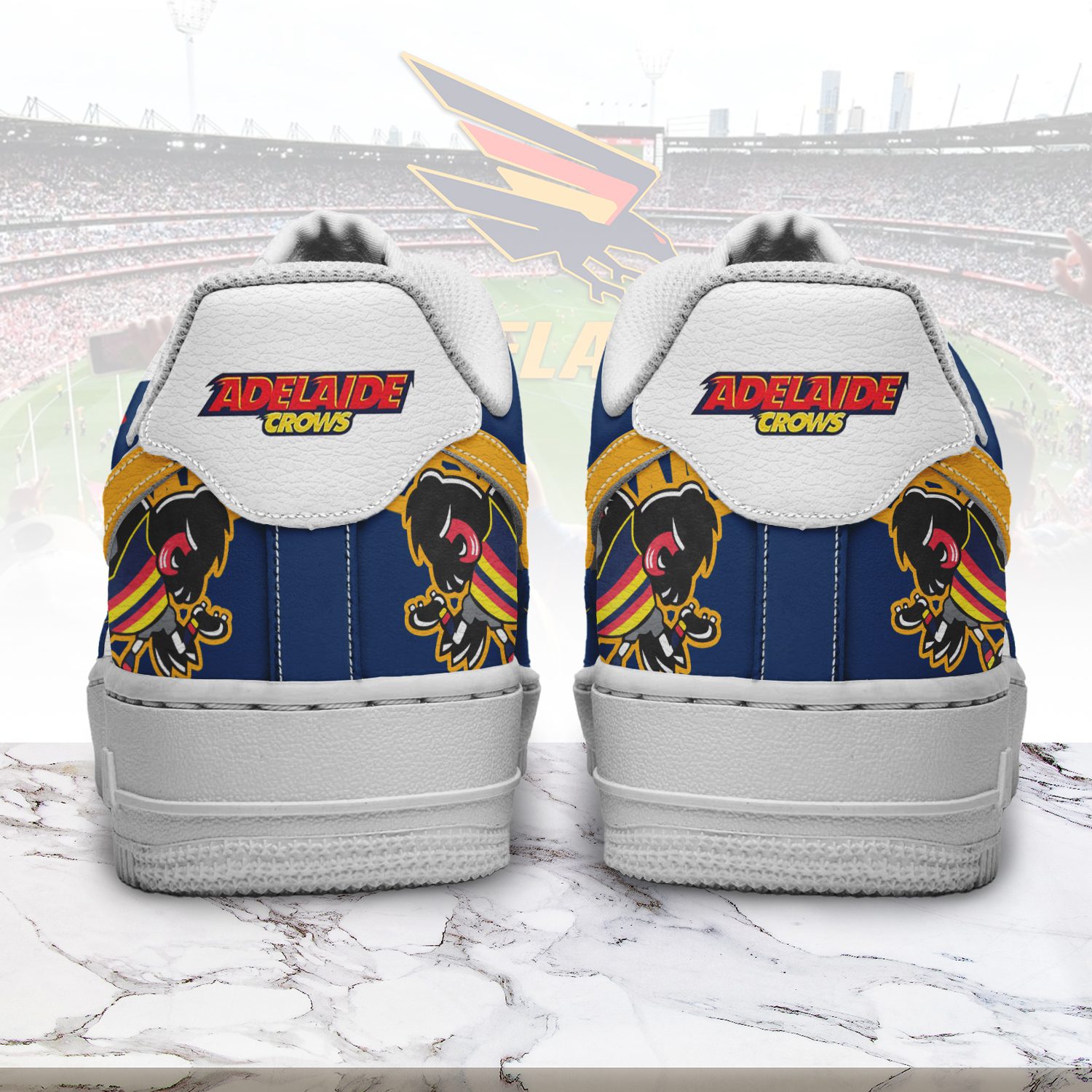 Adelaide Crows Sports Air Force 1 Sneakers Shoes For Men And Women Adelaide Crows Sports Air Force 1 Sneakers Shoes For Men And Women