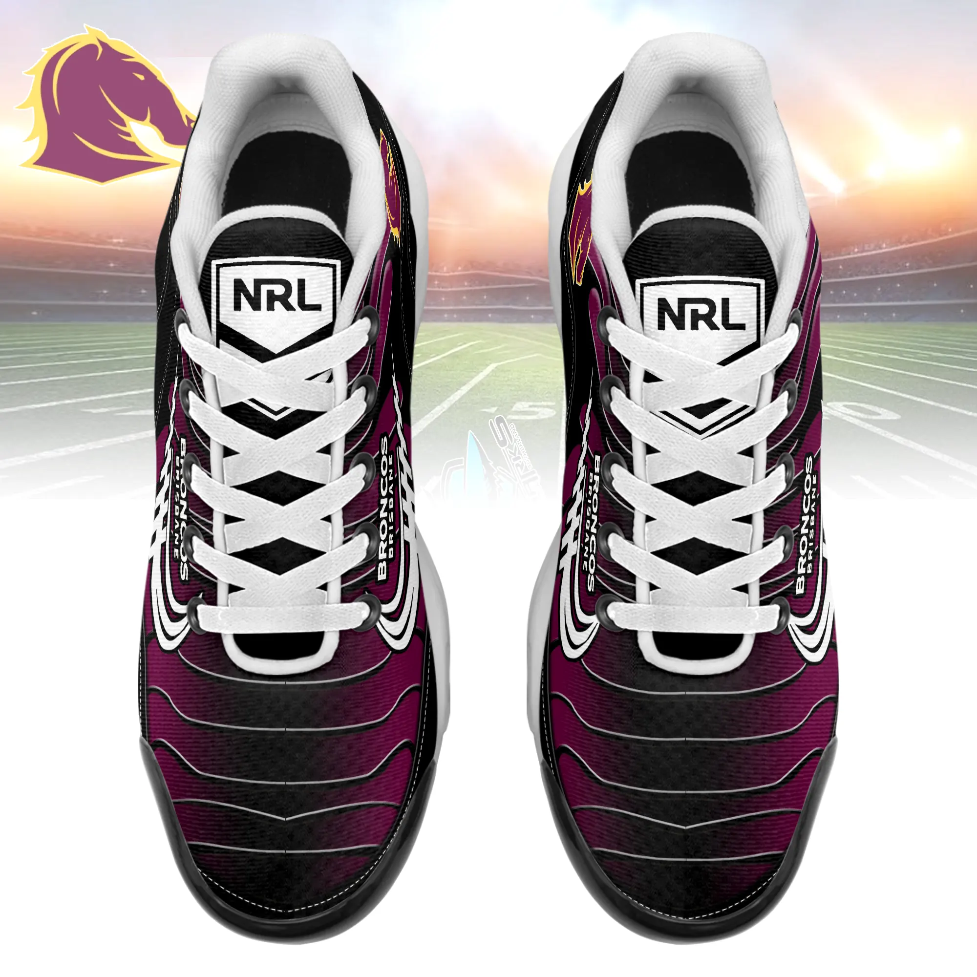 Brisbane Broncos Sports Air Max Plus Sneakers For Men And Women Brisbane Broncos Sports Air Max Plus Sneakers For Men And Women