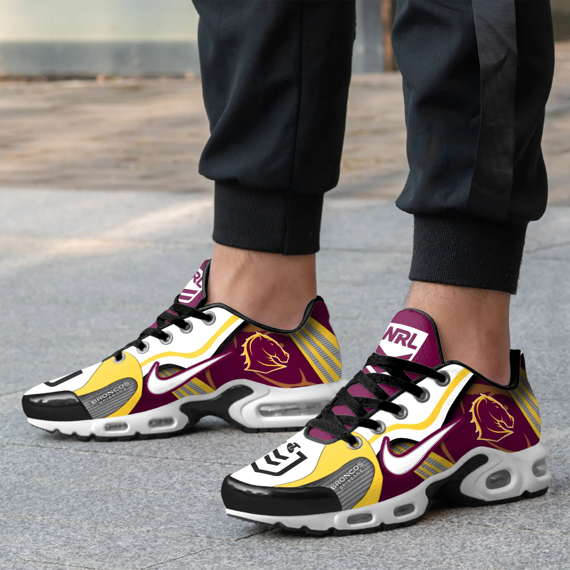 Brisbane Broncos Sports Air Max Plus Sneakers For Men And Women Brisbane Broncos Sports Air Max Plus Sneakers For Men And Women