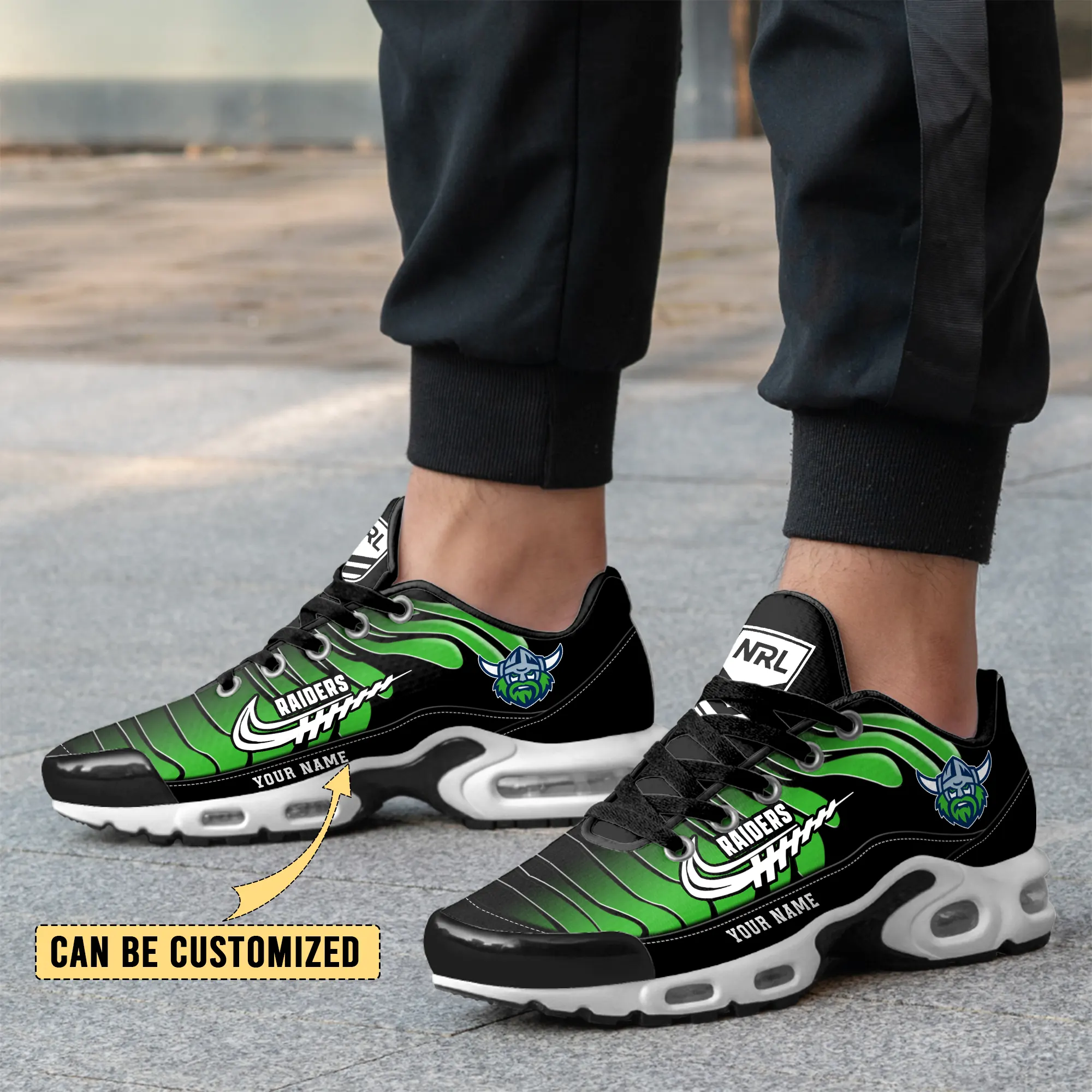 Canberra Raiders Sports Air Max Plus Sneakers For Men And Women Canberra Raiders Sports Air Max Plus Sneakers For Men And Women