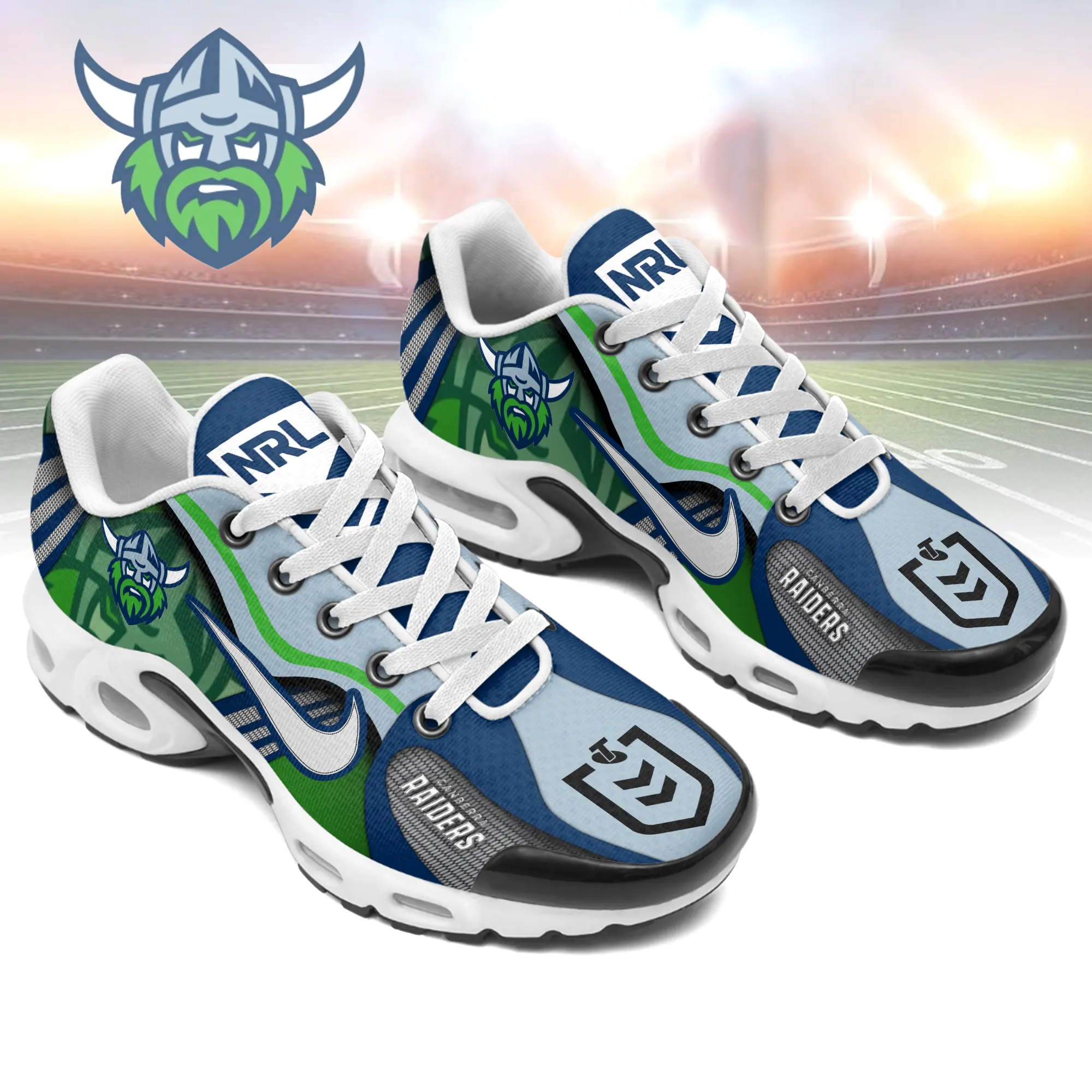 Canberra Raiders Sports Air Max Plus Sneakers For Men And Women Canberra Raiders Sports Air Max Plus Sneakers For Men And Women