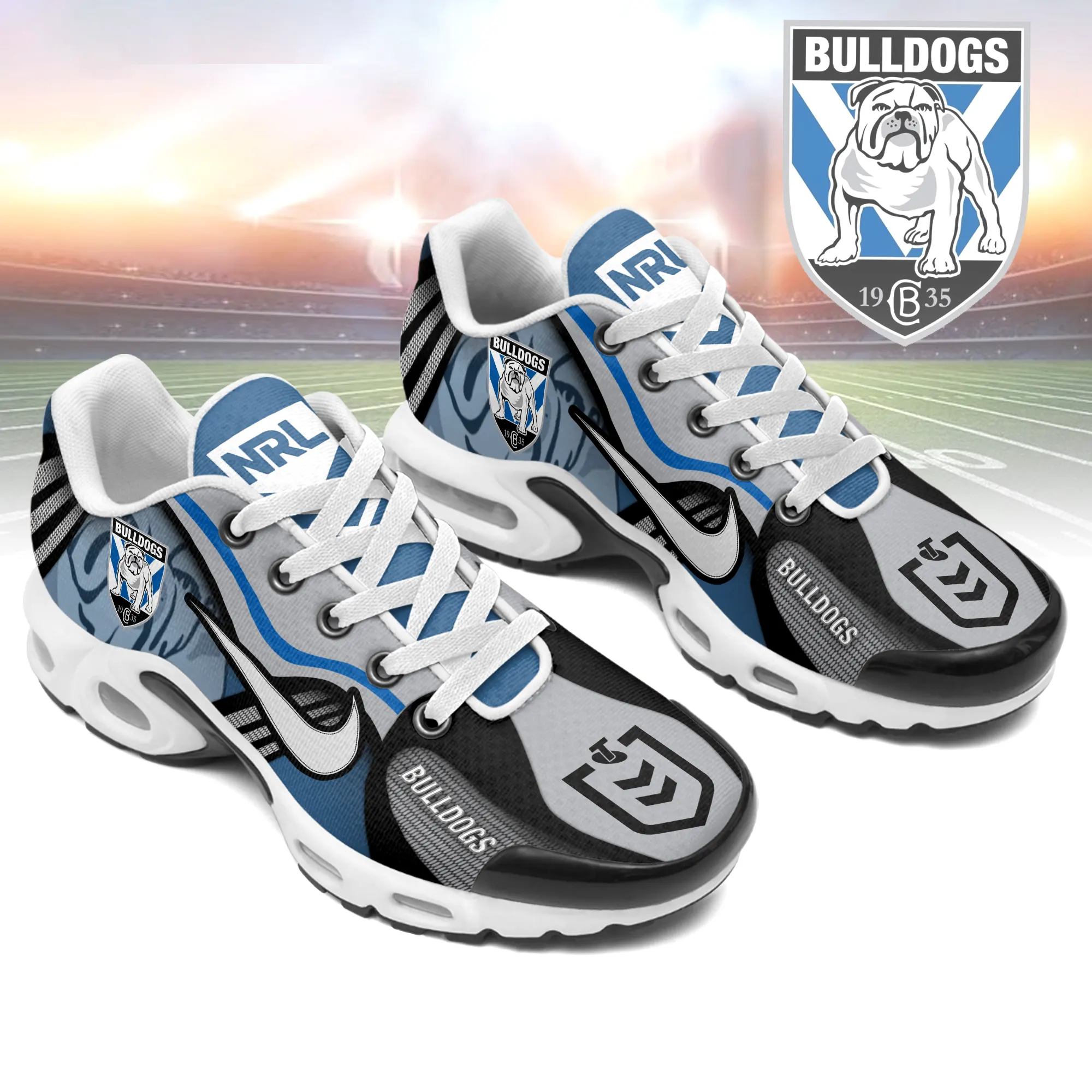 Canterbury-Bankstown Bulldogs Sports Air Max Plus Sneakers For Men And Women Canterbury-Bankstown Bulldogs Sports Air Max Plus Sneakers For Men And Women