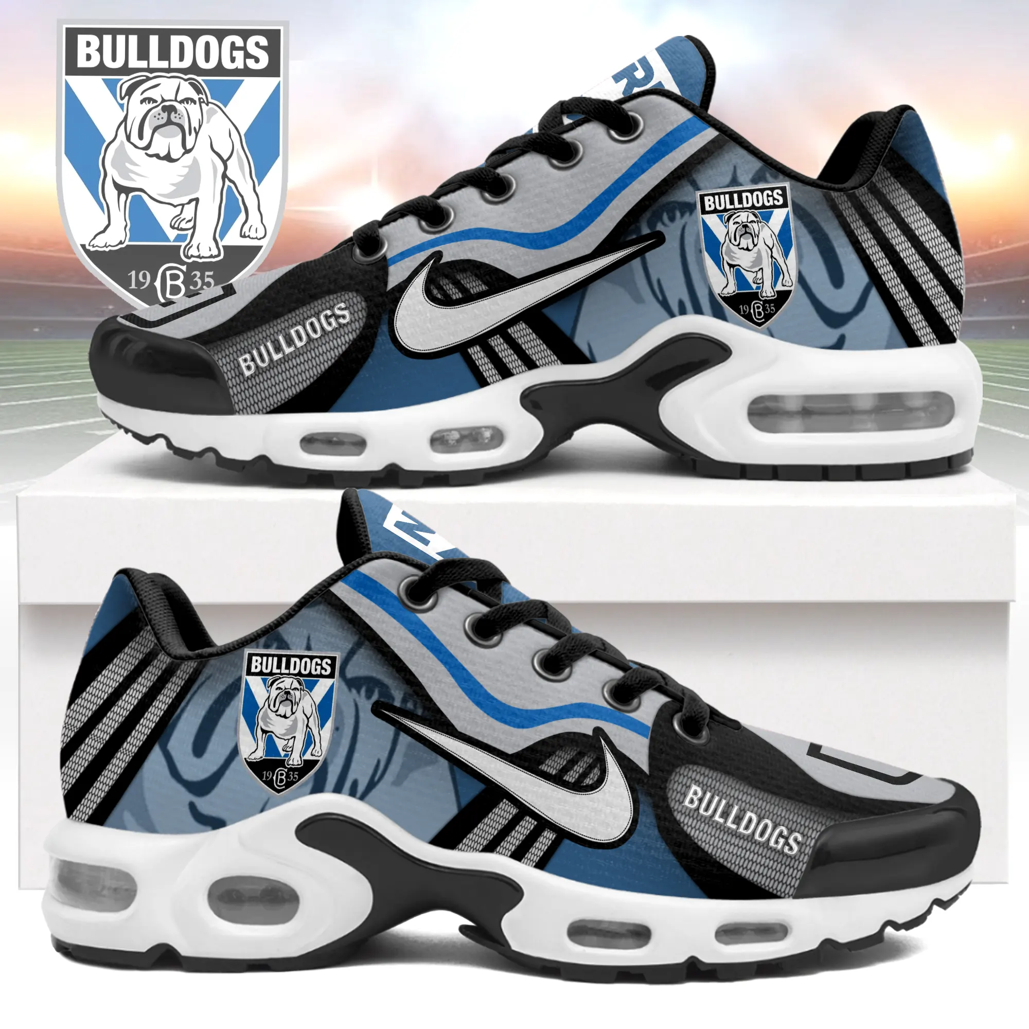 Canterbury-Bankstown Bulldogs Sports Air Max Plus Sneakers For Men And Women Canterbury-Bankstown Bulldogs Sports Air Max Plus Sneakers For Men And Women