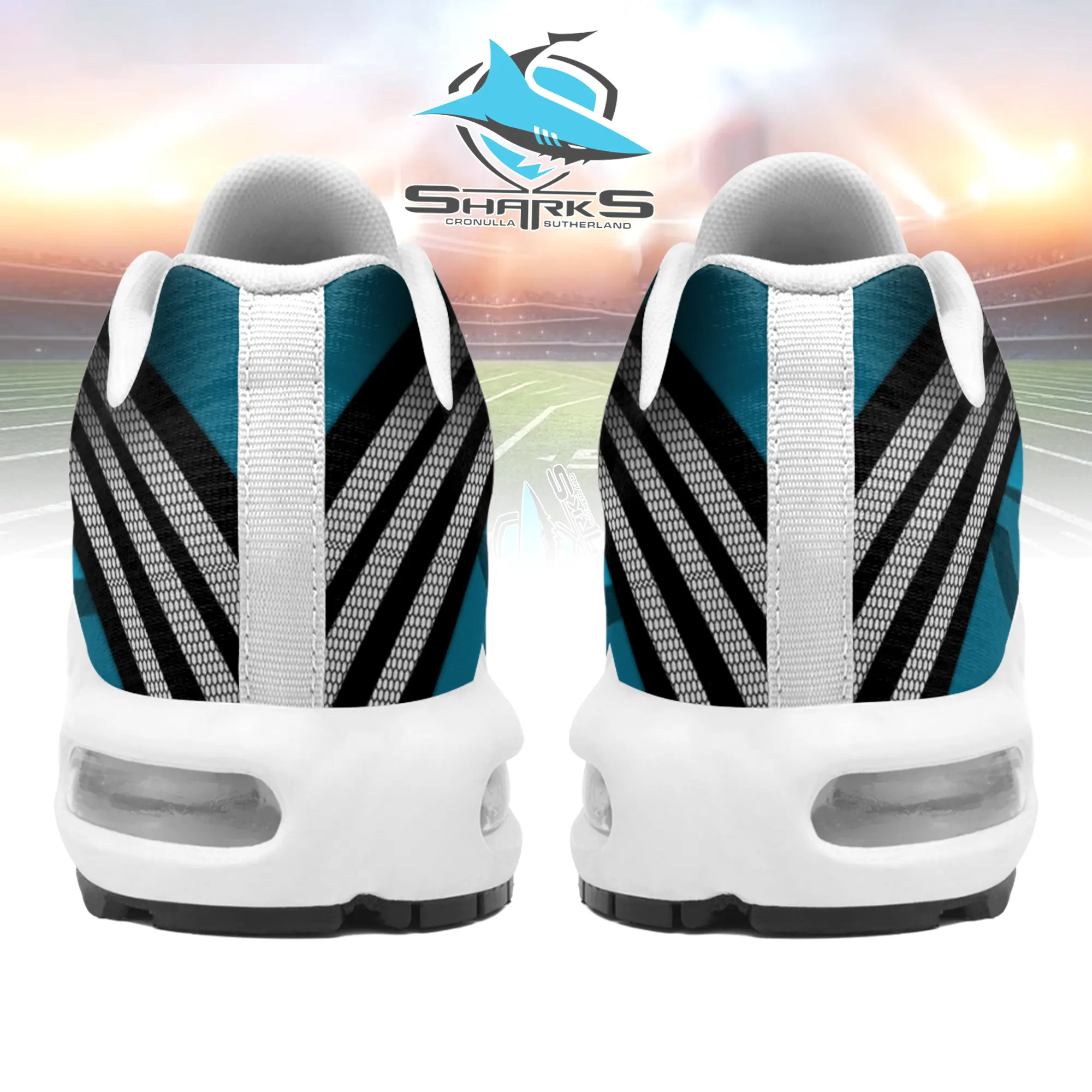Cronulla-Sutherland Sharks Sports Air Max Plus Sneakers For Men And Women Cronulla-Sutherland Sharks Sports Air Max Plus Sneakers For Men And Women