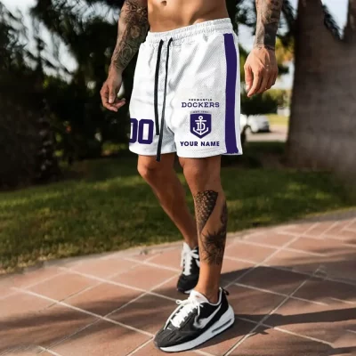 Fremantle Dockers Custom Name And Number Short Pants Gift For Fans