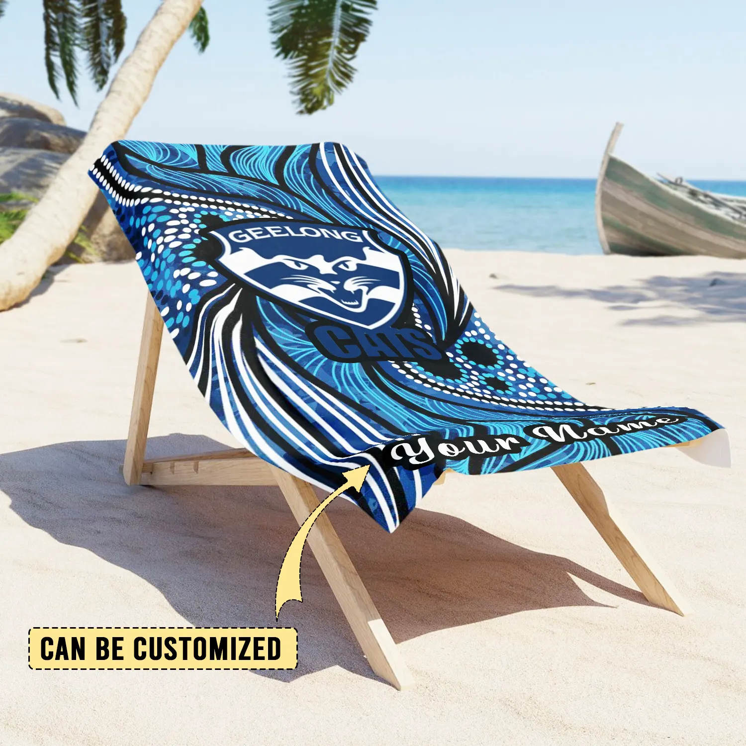 Geelong Cats Pool Travel Beach  Towels Geelong Cats Pool Travel Beach  Towels