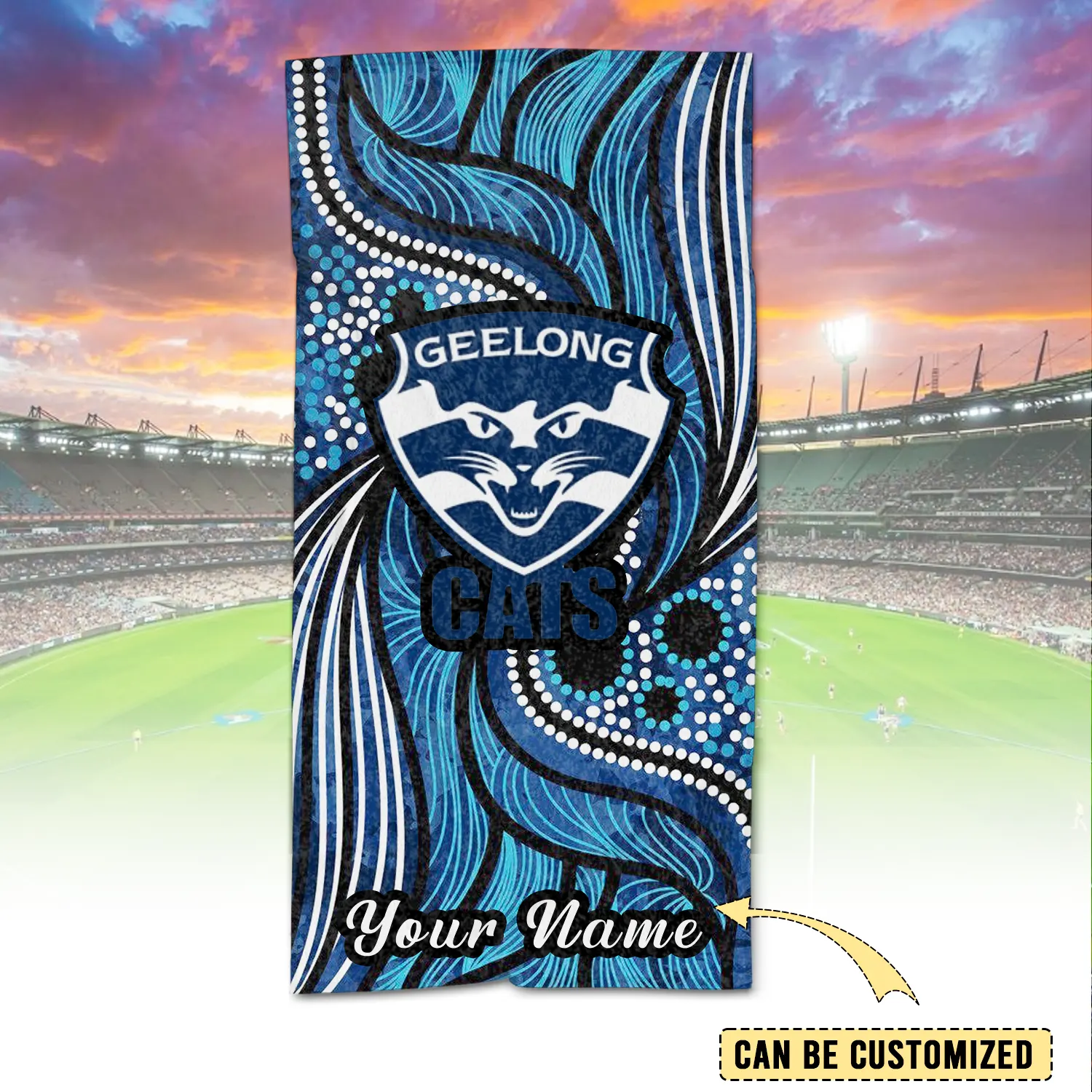 Geelong Cats Pool Travel Beach  Towels Geelong Cats Pool Travel Beach  Towels