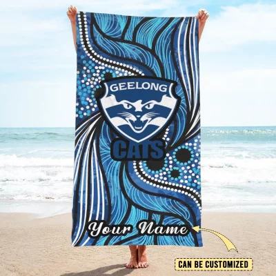 Geelong Cats Pool Travel Beach  Towels Geelong Cats Pool Travel Beach  Towels