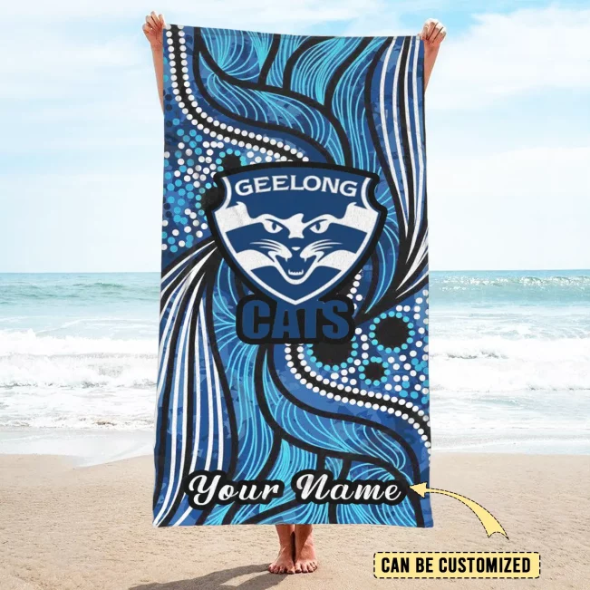 Geelong Cats Pool Travel Beach  Towels