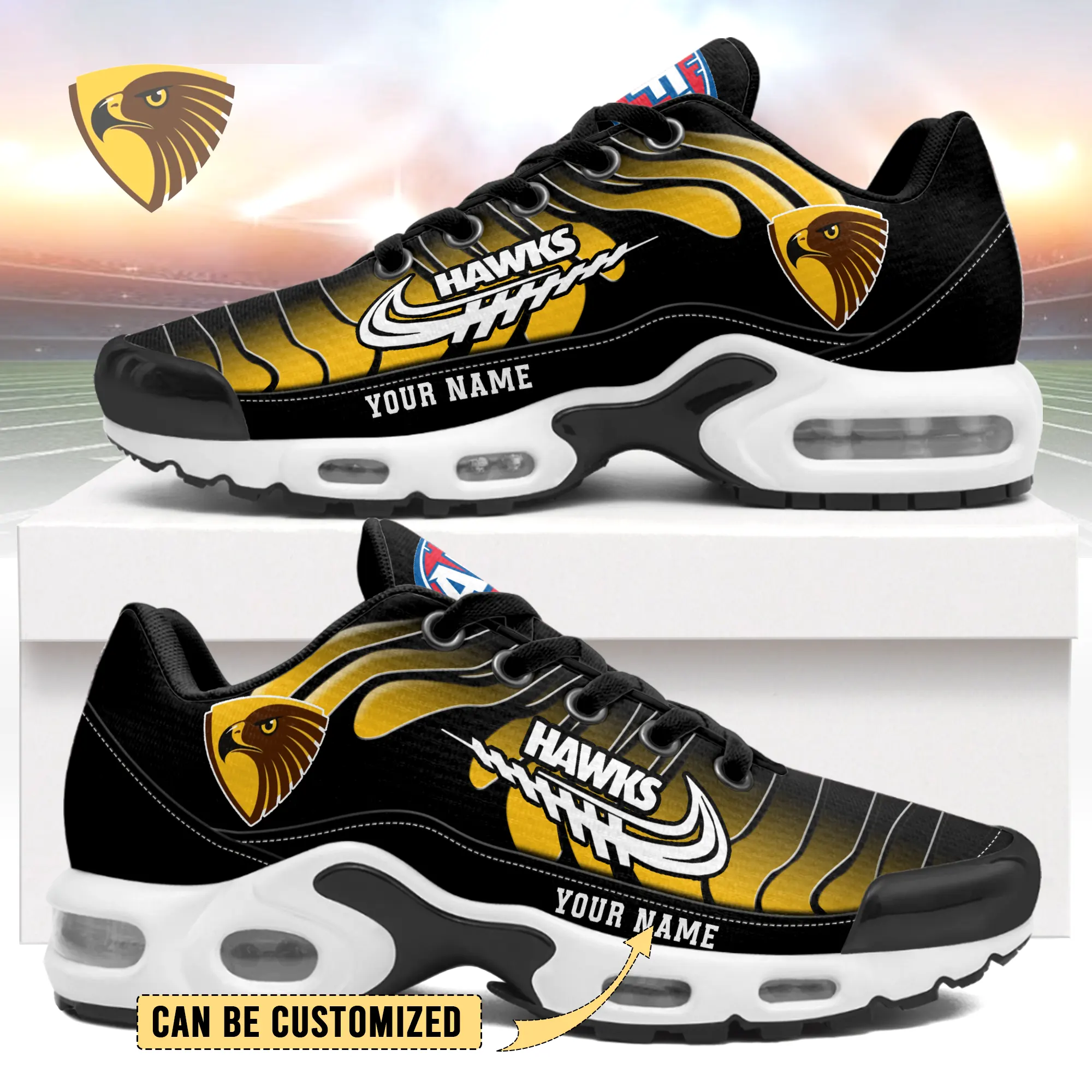 Hawthorn Hawks Sports Air Max Plus Sneakers For Men And Women Hawthorn Hawks Sports Air Max Plus Sneakers For Men And Women