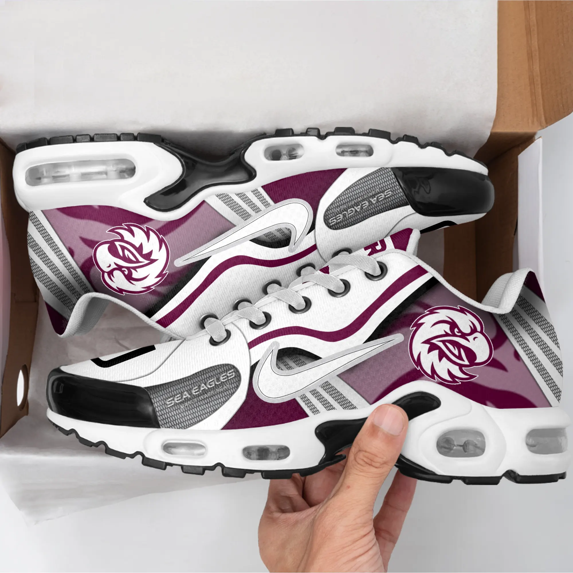 Manly Warringah Sea Eagles Sports Air Max Plus Sneakers For Men And Women Manly Warringah Sea Eagles Sports Air Max Plus Sneakers For Men And Women