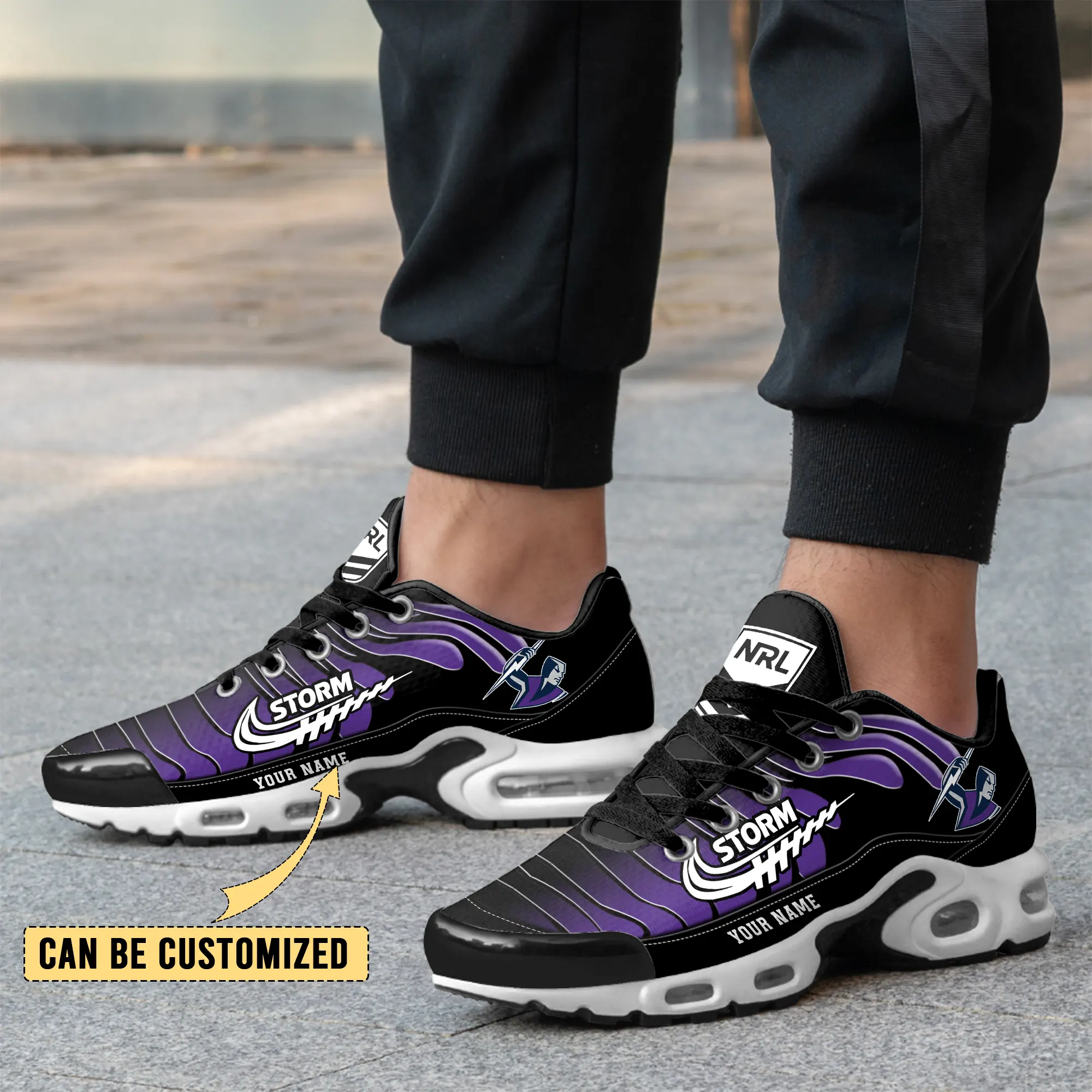 NRL Melbourne Storm Sports TN Shoes Sneakers For Men And Women NRL Melbourne Storm Sports TN Shoes Sneakers For Men And Women