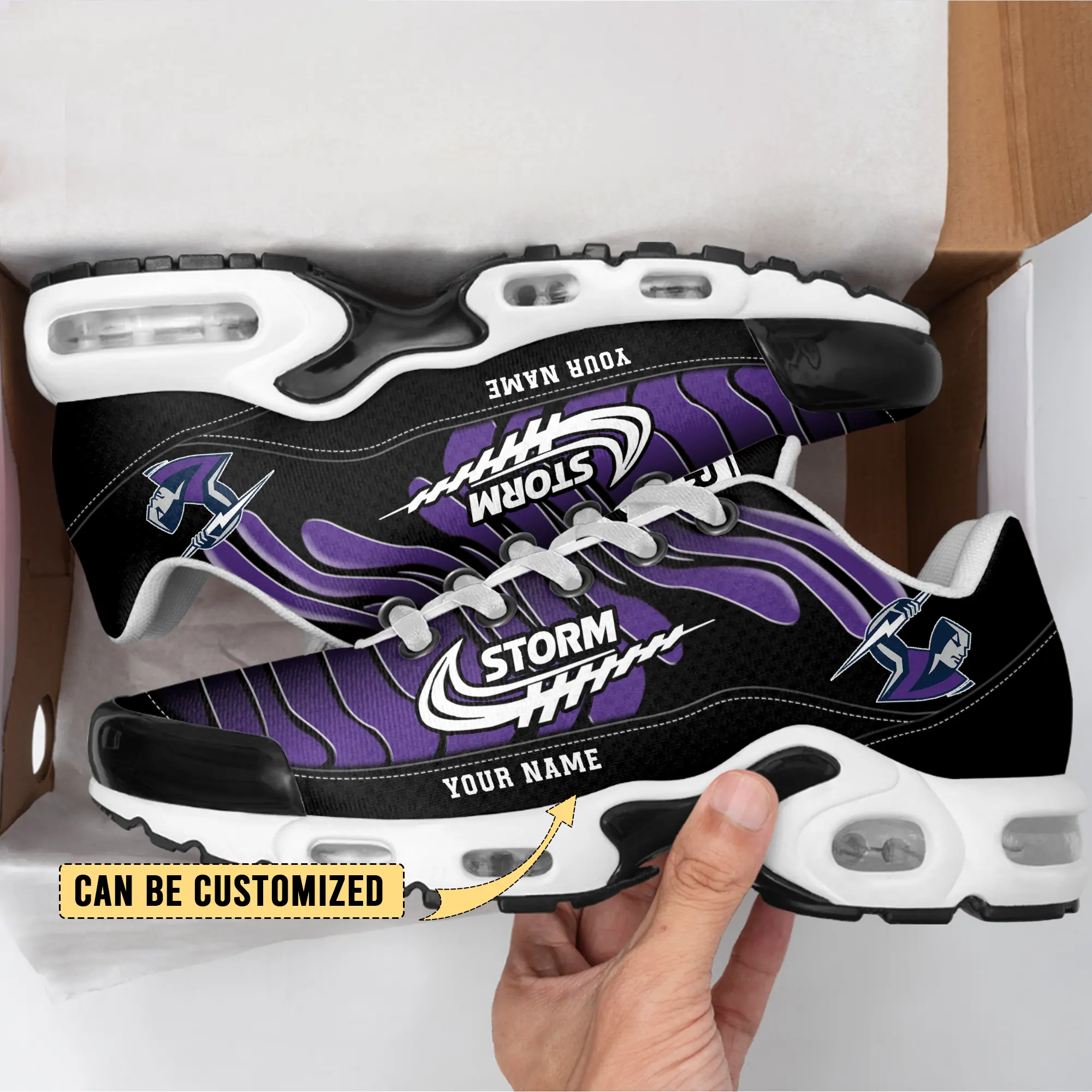 NRL Melbourne Storm Sports TN Shoes Sneakers For Men And Women NRL Melbourne Storm Sports TN Shoes Sneakers For Men And Women