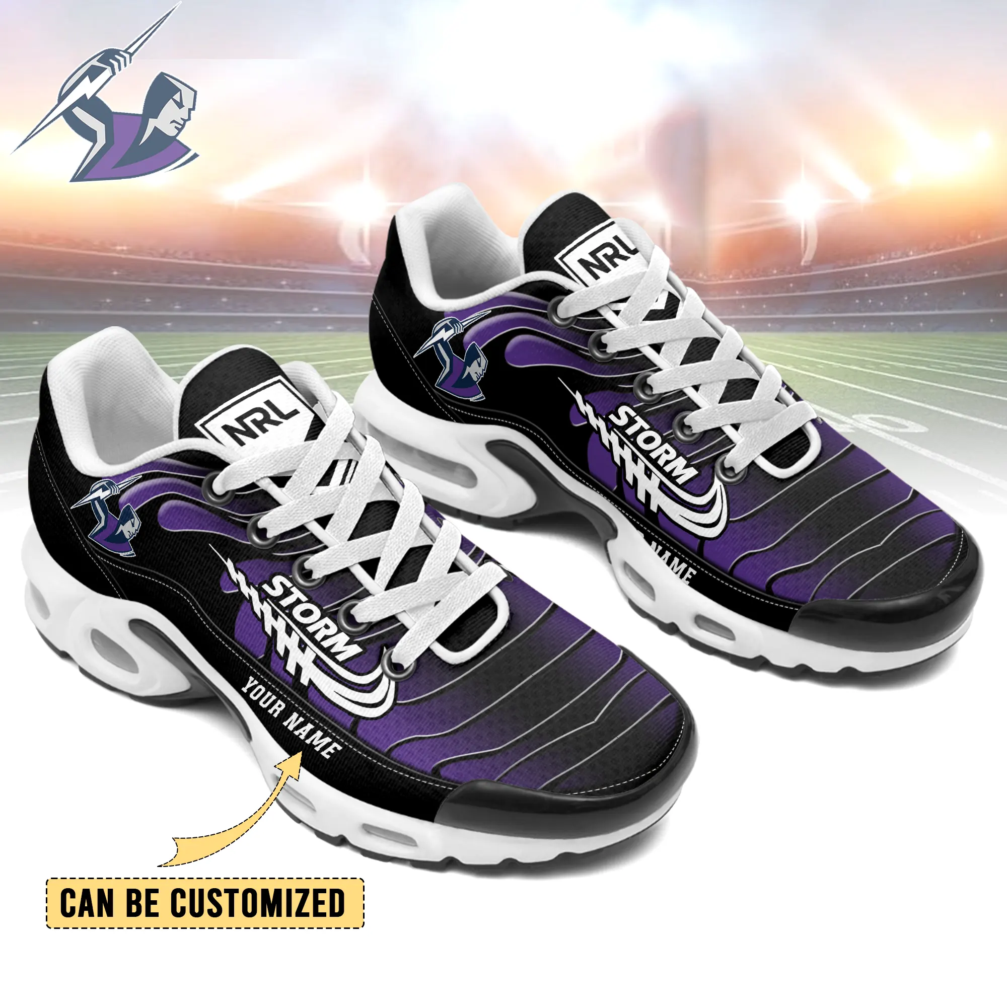 NRL Melbourne Storm Sports TN Shoes Sneakers For Men And Women NRL Melbourne Storm Sports TN Shoes Sneakers For Men And Women