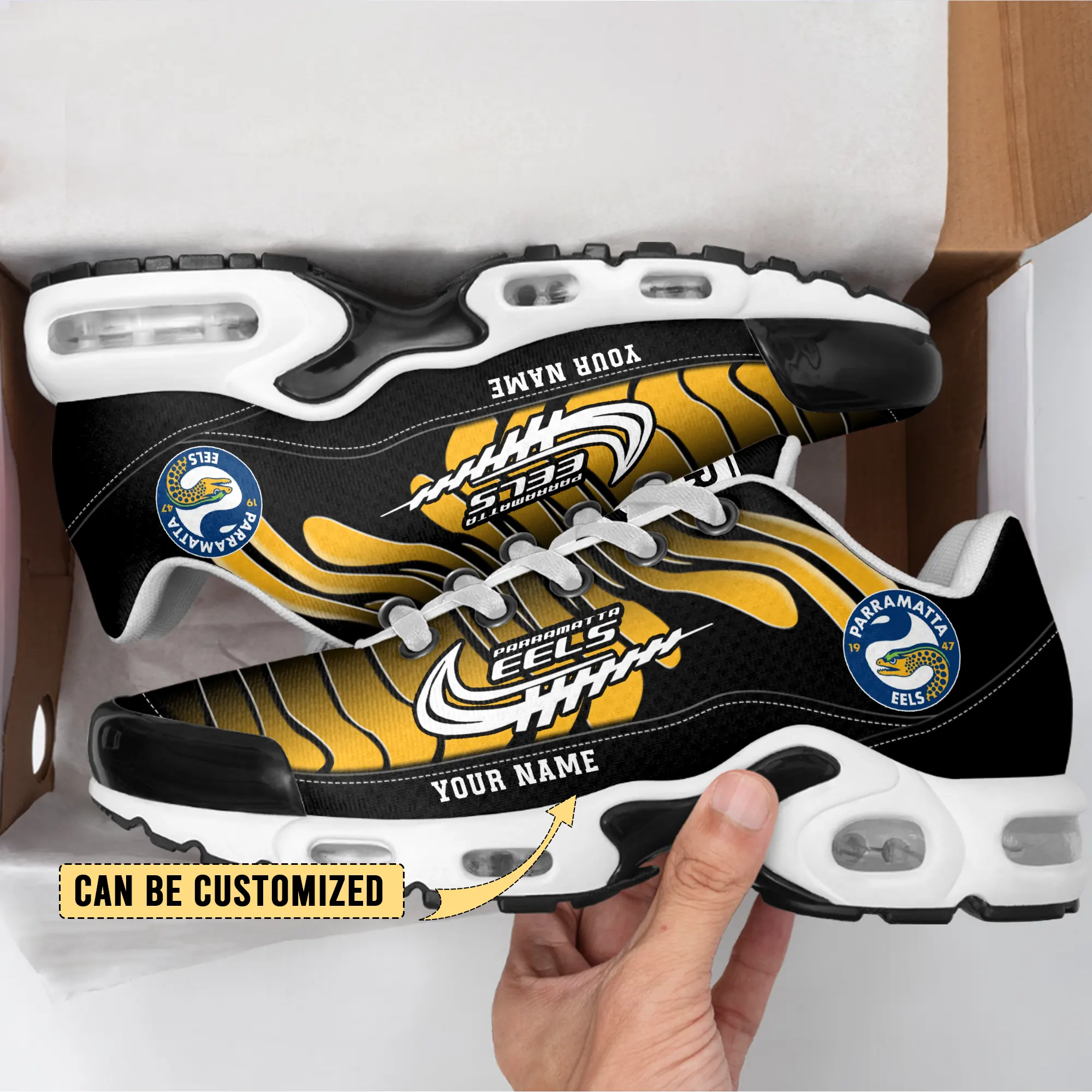 Parramatta Eels Sports Air Max Plus Sneakers For Men And Women Parramatta Eels Sports Air Max Plus Sneakers For Men And Women