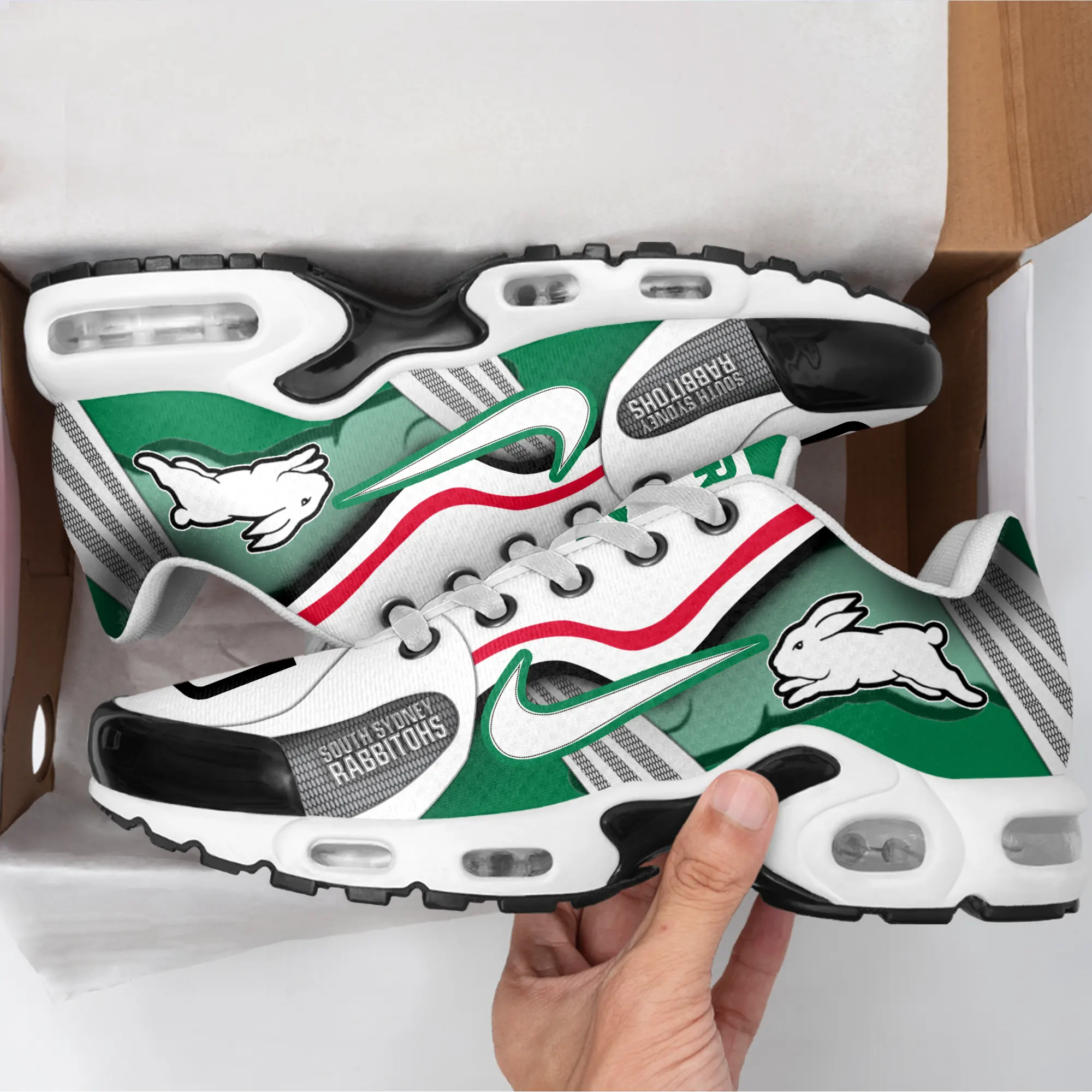 South Sydney Rabbitohs Sports Air Max Plus Sneakers For Men And Women South Sydney Rabbitohs Sports Air Max Plus Sneakers For Men And Women