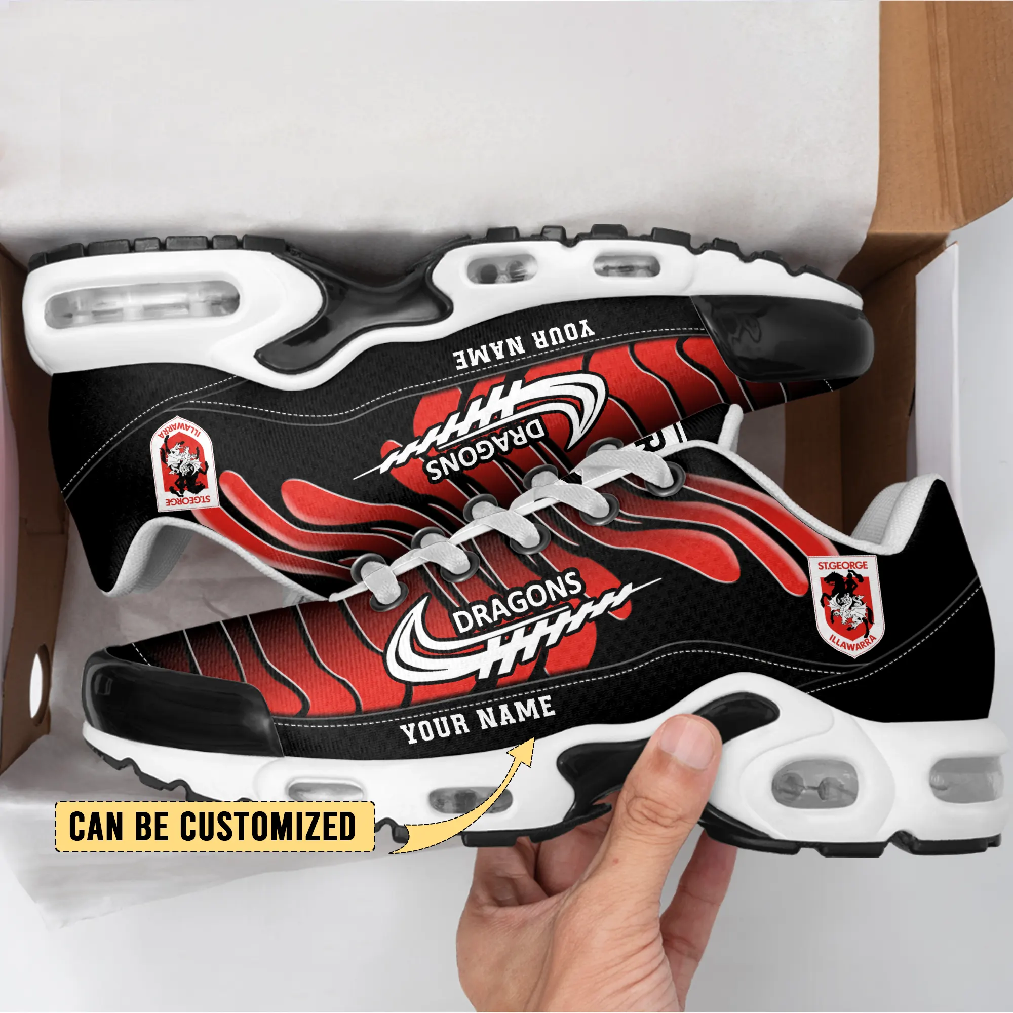 St. George Illawarra Dragons Sports Air Max Plus Sneakers For Men And Women St. George Illawarra Dragons Sports Air Max Plus Sneakers For Men And Women