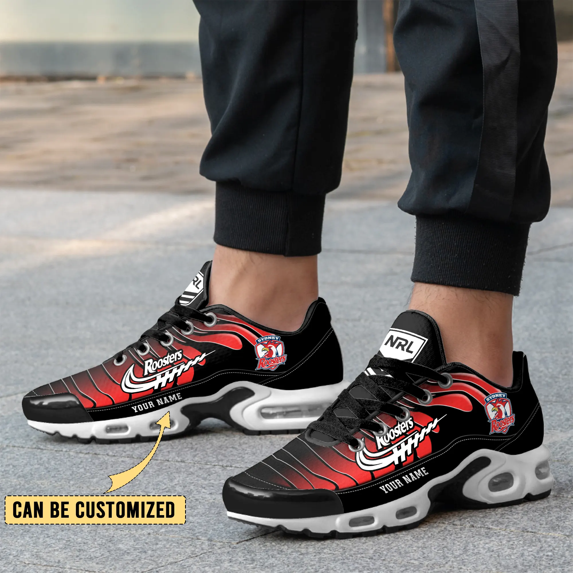 Sydney Roosters Sports Air Max Plus Sneakers For Men And Women Sydney Roosters Sports Air Max Plus Sneakers For Men And Women