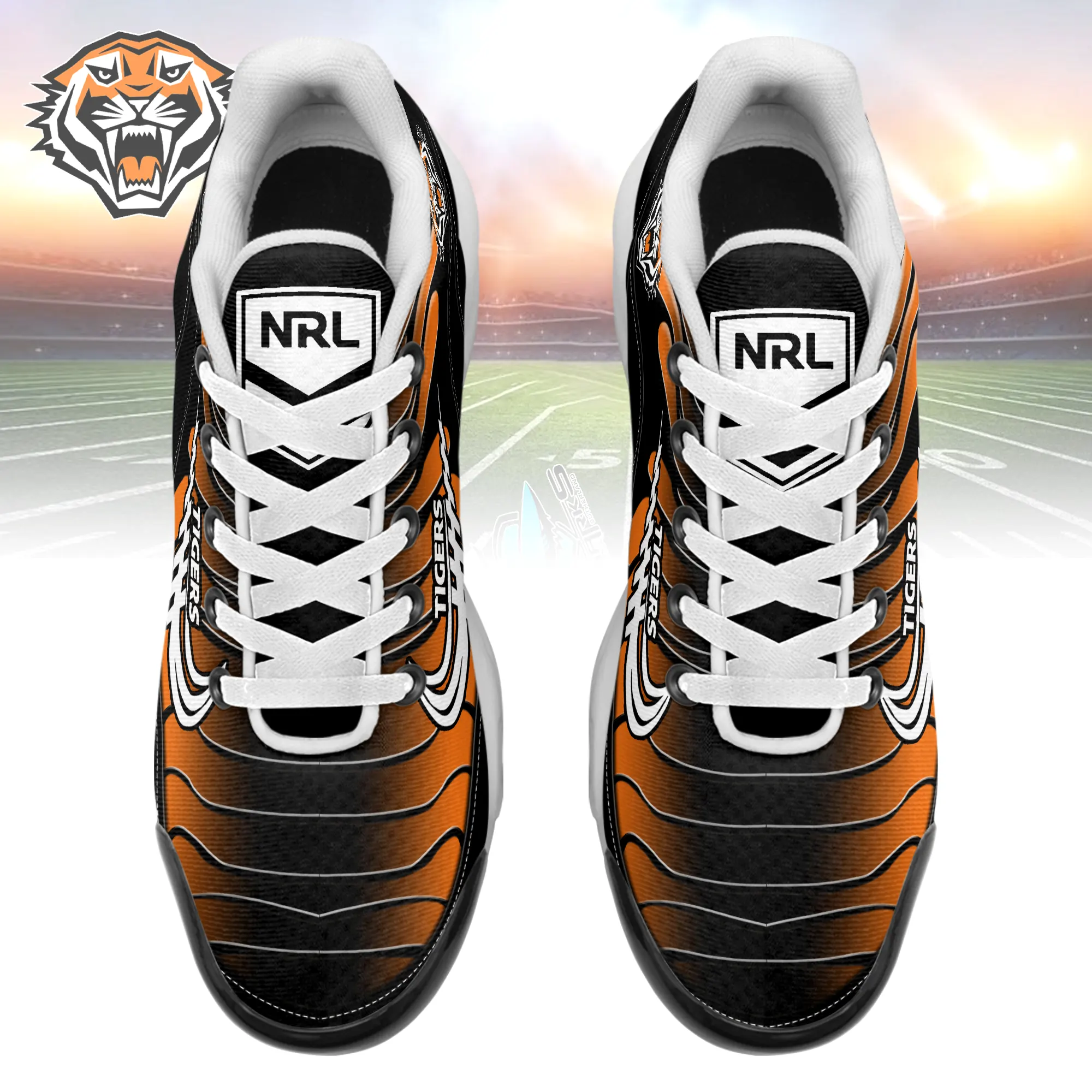 Wests Tigers Sports Air Max Plus Sneakers For Men And Women Wests Tigers Sports Air Max Plus Sneakers For Men And Women
