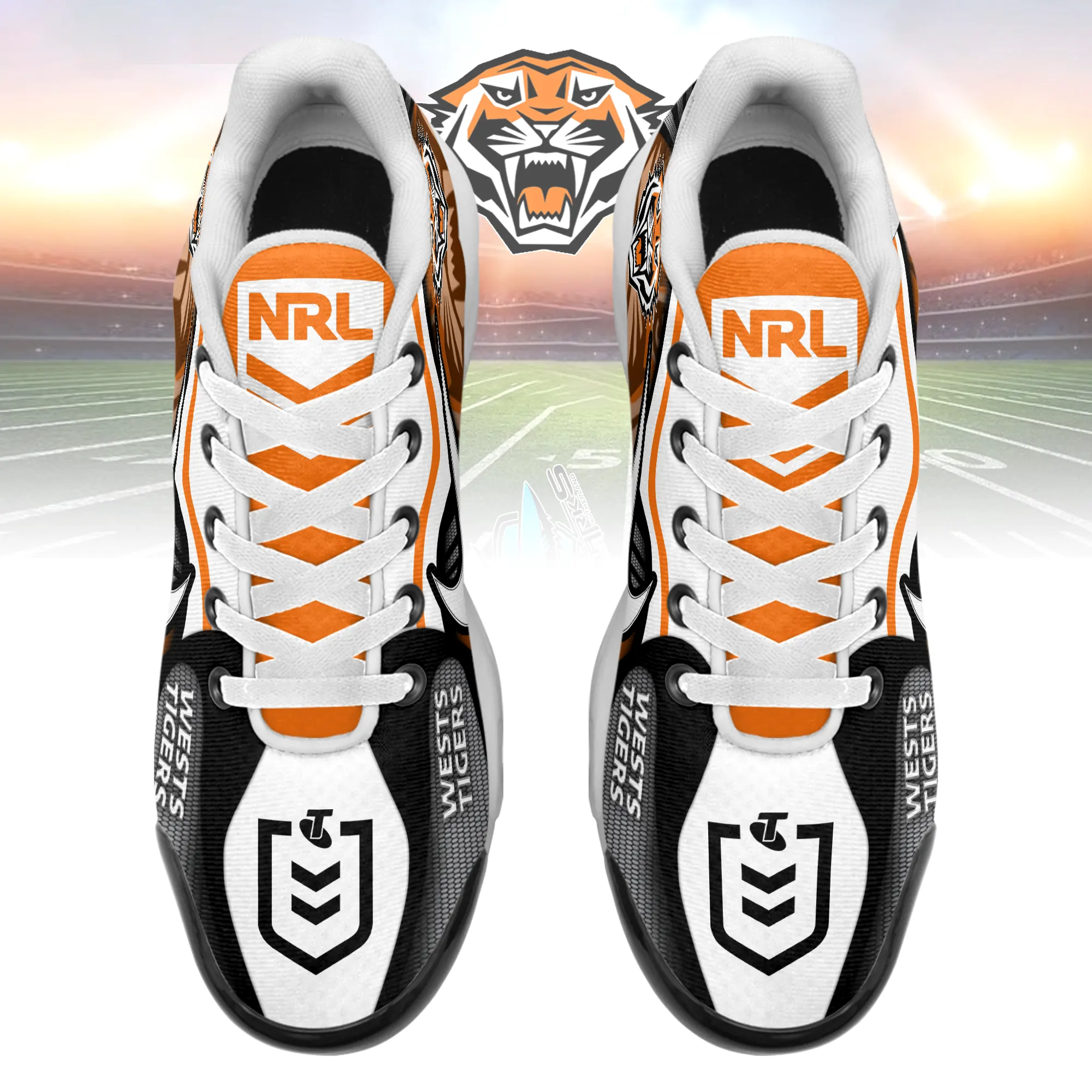 Wests Tigers Sports Air Max Plus Sneakers For Men And Women Wests Tigers Sports Air Max Plus Sneakers For Men And Women
