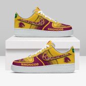 Brisbane Broncos Sports Air Force 1 Sneakers Shoes For Men And Women