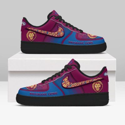 Brisbane Lions Sports Air Force 1 Sneakers Shoes For Men And Women