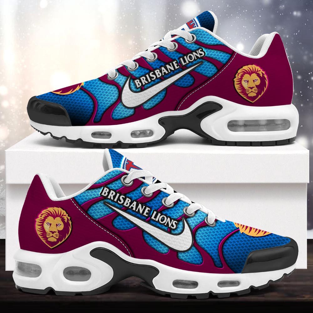 Brisbane Lions Sports Air Max Plus Sneakers For Men And Women Brisbane Lions Sports Air Max Plus Sneakers For Men And Women
