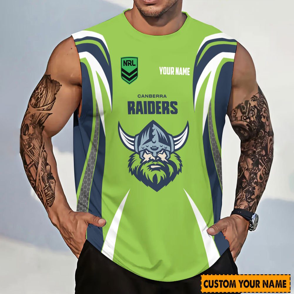 Canberra Raiders Personalized Tank Top Gift For Fans Canberra Raiders Personalized Tank Top Gift For Fans