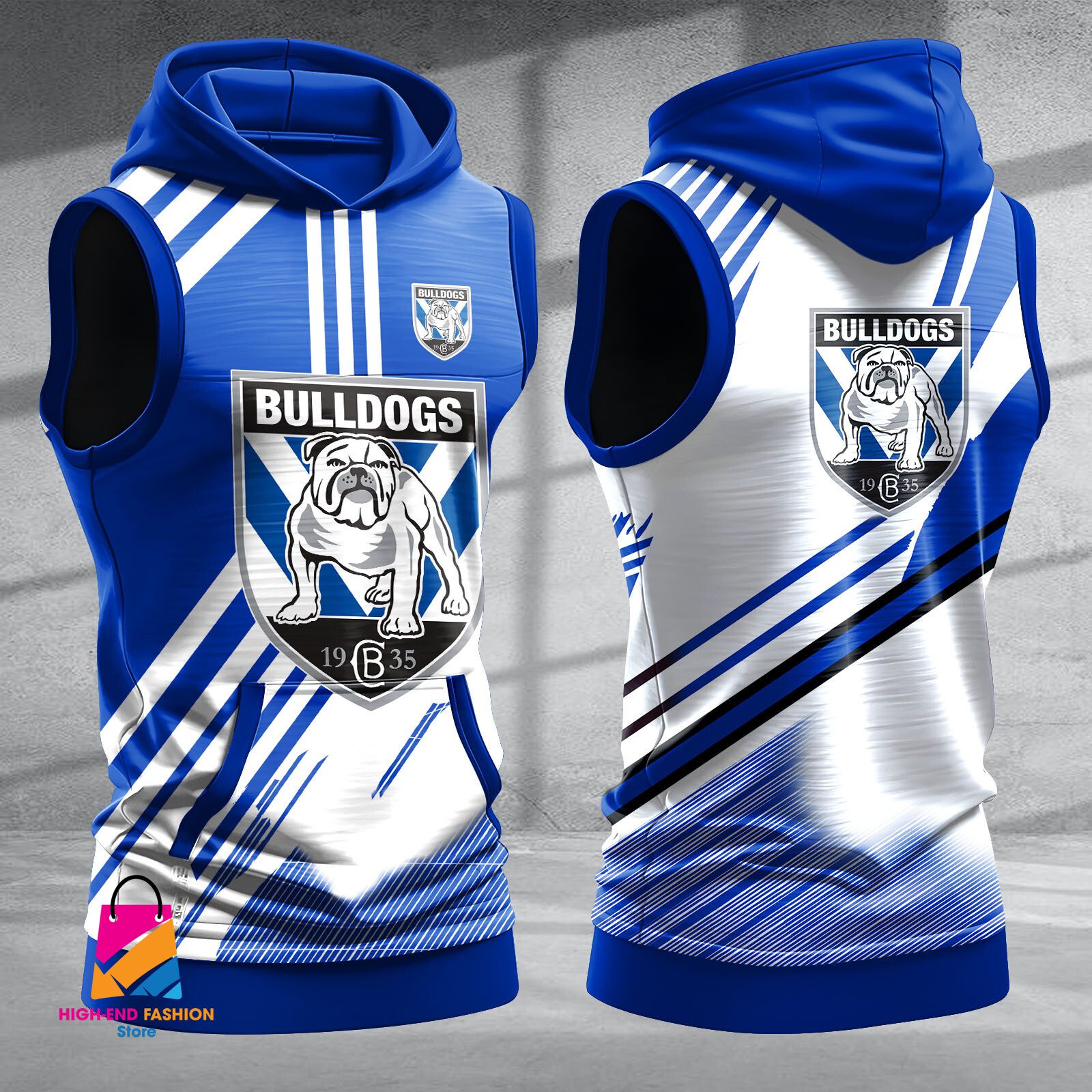 Canterbury-Bankstown Bulldogs Hooded Tank Top Gift For Fans Canterbury-Bankstown Bulldogs Hooded Tank Top Gift For Fans