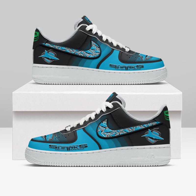 Cronulla-Sutherland Sharks Sports Air Force 1 Sneakers Shoes For Men And Women Cronulla-Sutherland Sharks Sports Air Force 1 Sneakers Shoes For Men And Women