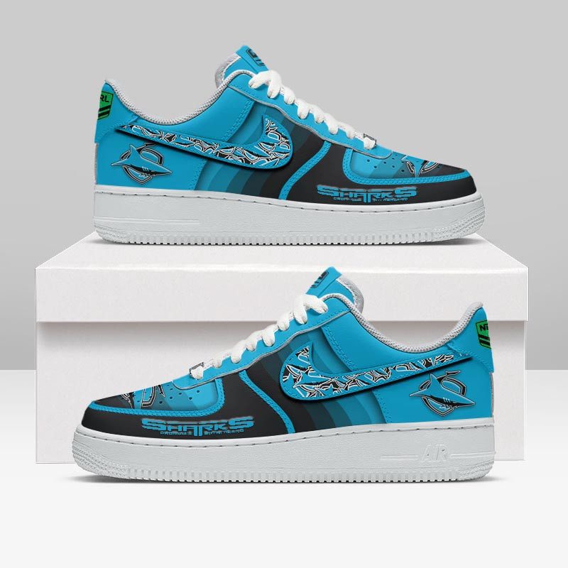 Cronulla-Sutherland Sharks Sports Air Force 1 Sneakers Shoes For Men And Women Cronulla-Sutherland Sharks Sports Air Force 1 Sneakers Shoes For Men And Women