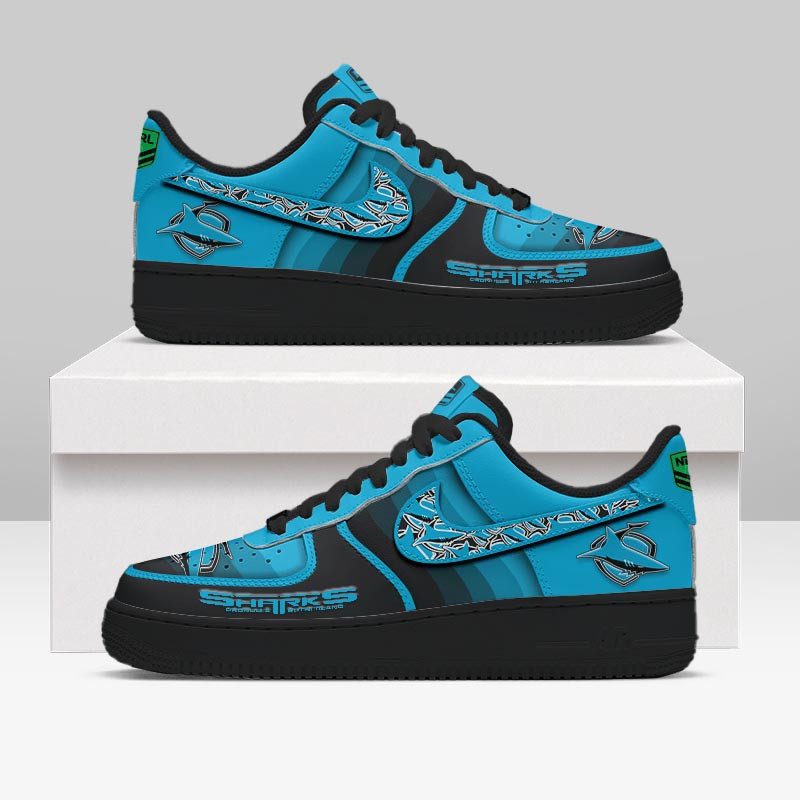 Cronulla-Sutherland Sharks Sports Air Force 1 Sneakers Shoes For Men And Women Cronulla-Sutherland Sharks Sports Air Force 1 Sneakers Shoes For Men And Women