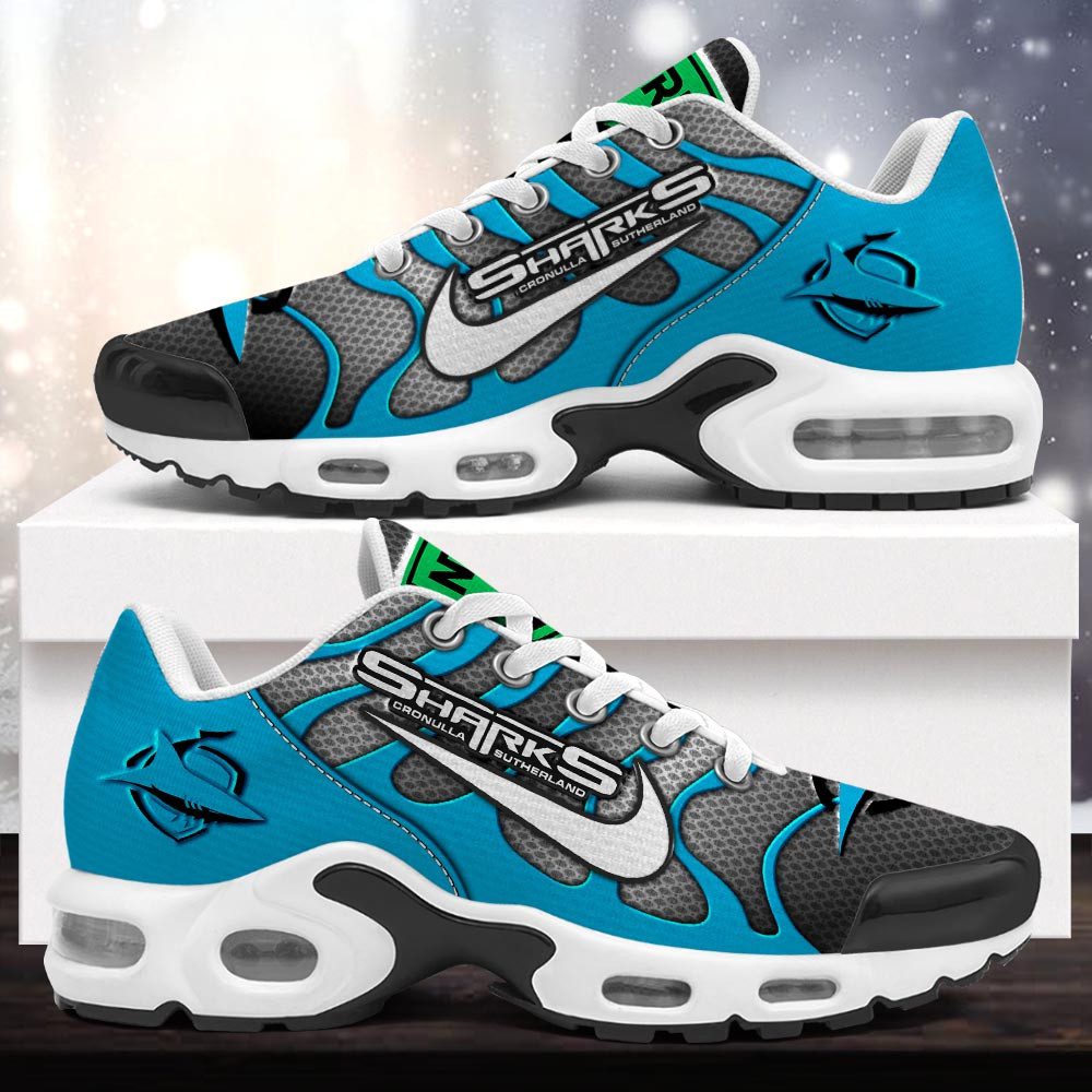 Cronulla-Sutherland Sharks Sports Air Max Plus Sneakers For Men And Women Cronulla-Sutherland Sharks Sports Air Max Plus Sneakers For Men And Women