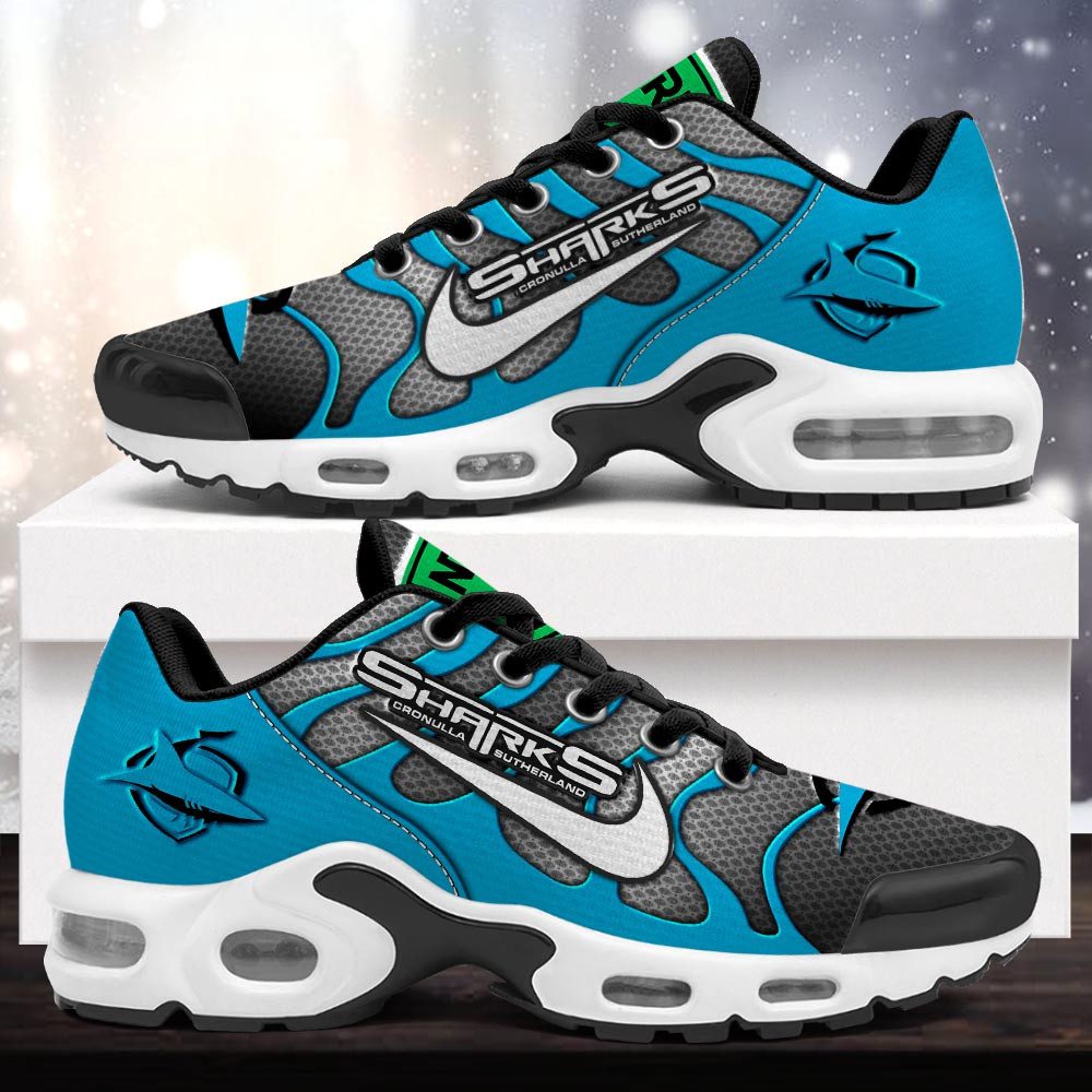 Cronulla-Sutherland Sharks Sports Air Max Plus Sneakers For Men And Women Cronulla-Sutherland Sharks Sports Air Max Plus Sneakers For Men And Women