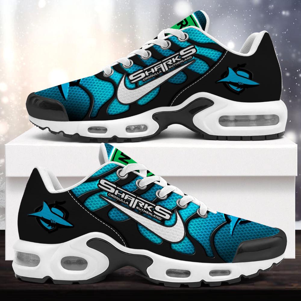 Cronulla-Sutherland Sharks Sports Air Max Plus Sneakers For Men And Women Cronulla-Sutherland Sharks Sports Air Max Plus Sneakers For Men And Women