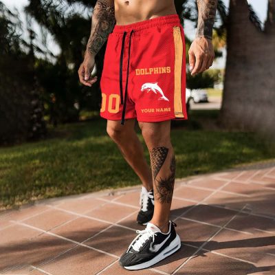 Dolphins Custom Name And Number Short Pants Gift For Fans