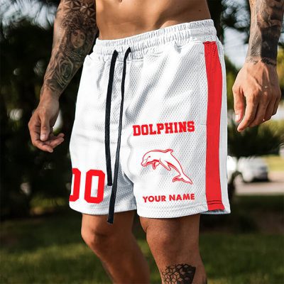 Dolphins Custom Name And Number Short Pants Gift For Fans