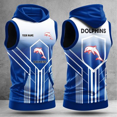 Dolphins Hooded Tank Top Gift For Fans