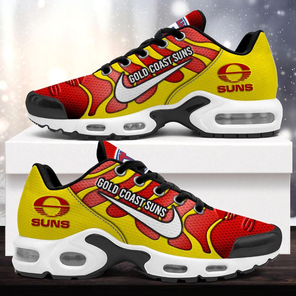 Gold Coast Suns Sports Air Max Plus Sneakers For Men And Women Gold Coast Suns Sports Air Max Plus Sneakers For Men And Women